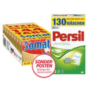 Somat XXXXL-Tabs oder Persil Waschmittel