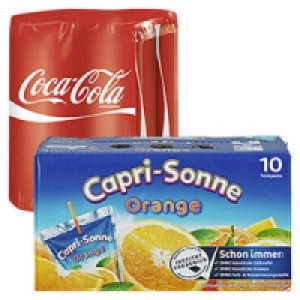 Coca-Cola, Zero, Light, Fanta oder Capri-Sonne Fruchsaftgetr&auml;nk