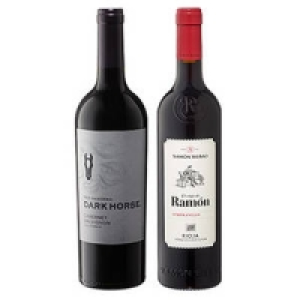 Spanien Ram&oacute;n Bilbao Tempranillo, Kalifornien Dark Horse Chardonnay od