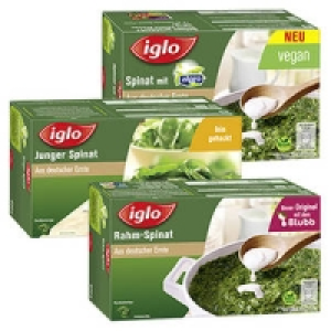 Iglo Rahm- oder Junger Spinat