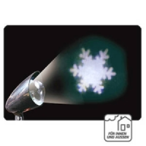 LED-Projektor Schlitten oder Schneeflocke