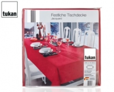 tukan Festliche Tischdecke, Jacquard