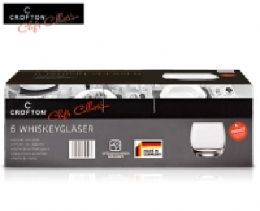 Aldi Süd  CROFTON® Chefs Collection 6 Whiskeygläser