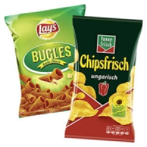 funny-frisch Chipsfrisch, Lay&acute;s Deep Ridged oder Bugles Maish&ouml;rnchen
