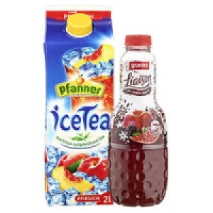 granini Trinkgenuss oder Pfanner Eistee