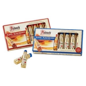 Asbach Zarte Fl&auml;schchen in Vollmilch-Chocolade oder in feinster Zartbi