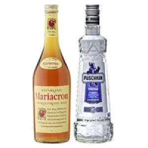 Mariacron Weinbrand oder Puschkin Vodka 5.99&nbsp;&euro;