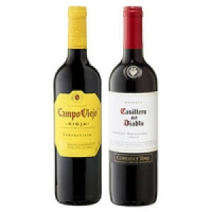 Chile Casillero del Diablo, Spanien Rioja Campo Viejo Tempranillo oder