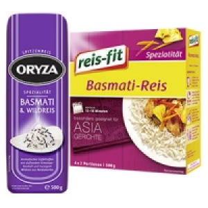 Oryza oder reis-fit Reis-Spezialitäten