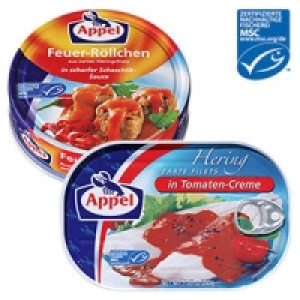 Appel Heringsfilets oder Heringsr&ouml;llchen