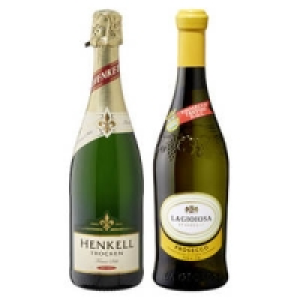 Henkell Trocken Sekt, La Gioiosa Prosecco Frizzante,gr&uuml;ne oder blaue F