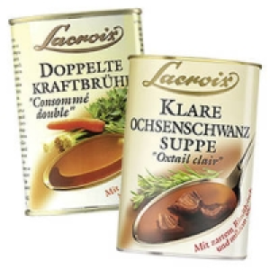 Lacroix Klare Ochsenschwanzsuppe oder Doppelte Kraftbr&uuml;he