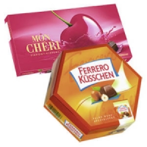Mon Chéri oder Ferrero Küsschen 1.99 €