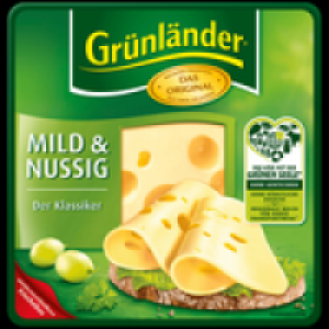 Gr&uuml;nl&auml;nder K&auml;se-Scheiben oder -W&uuml;rfel