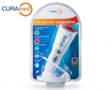 CURAmed Ohr- und Stirn-Thermometer