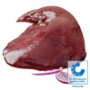 Frische Schweineleber, Schweineherzen oder Schweinenieren