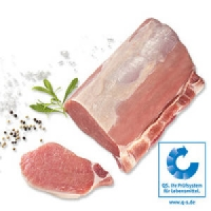 Frischer Schweiner&uuml;ckenbraten