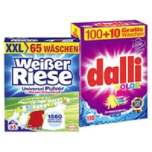 Wei&szlig;er Riese oder dalli Waschmittel