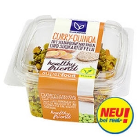 Real  Kühlmann superfood Curry-Quinoa mit Sojabohnenkernen und Süßkartoffeln