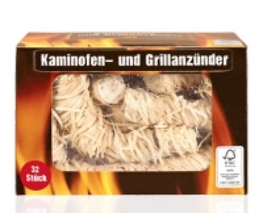 Kaminofen- und Grillanzünder