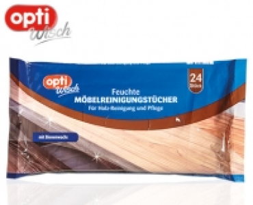 optiWisch Feuchte M&ouml;belreinigungst&uuml;cher, 24 St&uuml;ck