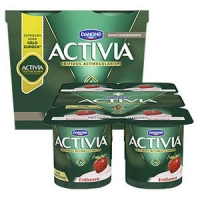 Real  Danone Activia Fruchtjoghurt oder Activia mit feinem Fruchtpüree