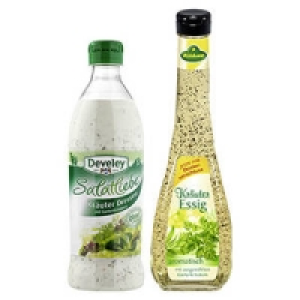 Kühne Dressing, Exquisit Essig oder Develey Dressing