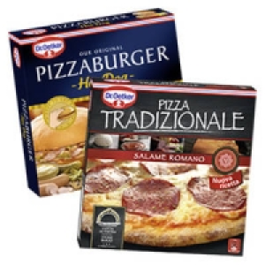 Dr. Oetker Pizza Tradizionale Salame Romano oder Pizza Burger Hot Dog