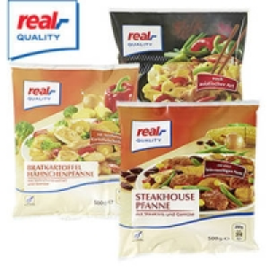 Penne mit Hähnchen oder Steakhouse-Pfanne 1.99 €