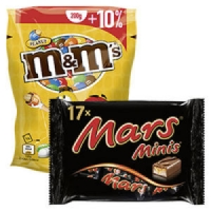 m&m´s + 10 % gratis, Mars-, Snickers-, Twix-, Bounty- oder MilkyWay-Mi