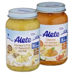 Alete Junior Menü ab 8./10. Monat, versch. Sorten