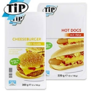 Hot Dogs oder Cheeseburger