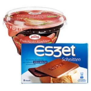Zentis Frühstücks-Konfitüre oder Eszet-Schnitten