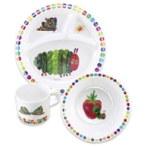 Serie Raupe Nimmersatt Fr&uuml;hst&uuml;cks-Set