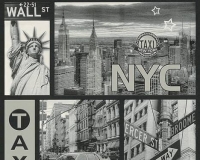 Roller  A.S. Creation Vinyltapete FARO 4 - New York - schwarz-weiß - 10 Meter
