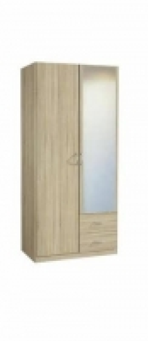 Dreht&uuml;renschrank CASE - Sonoma Eiche - Spiegel - 91 cm 145.99&nbsp;&euro;