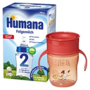 Humana Folgemilch 2 oder Philips Avent Trinklernbecher