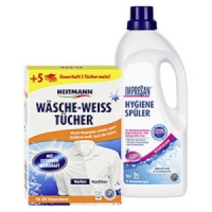 Impresan Hygiene-Spüler oder Heitmann Wäsche-Weiß-Tücher 1.79 €