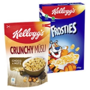 Kellogg&acute;s Frosties Cerealien oder Crunchy M&uuml;sli Choco & Nuts