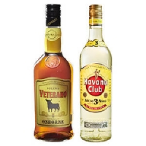 Havana Club Rum, 3 Jahre, Osborne Veterano oder 103