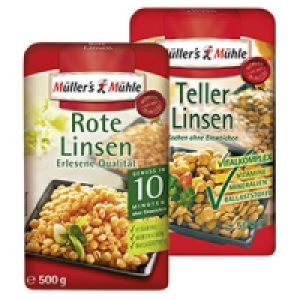 M&uuml;llers M&uuml;hle Linsen oder Bohnen