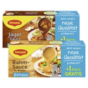 Maggi Delikatess-Saucen + 1 Pack gratis