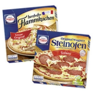 Original Wagner Steinofen Pizza Salami oder Flammkuchen Elsässer-Art