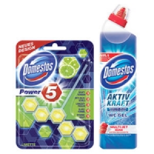 Domestos WC Gel oder WC-Stein Power 5