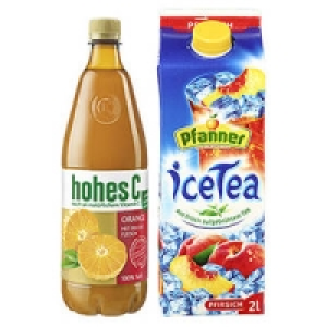 hohes C oder Pfanner Eistee 1.11 €