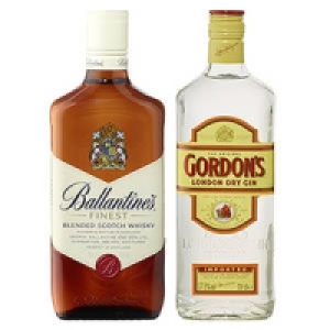 Ballantines Finest Scotch Whisky oder Gordons London Dry Gin