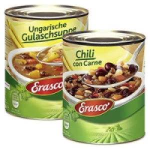 Erasco Chili con Carne oder Ungarische Gulaschsuppe