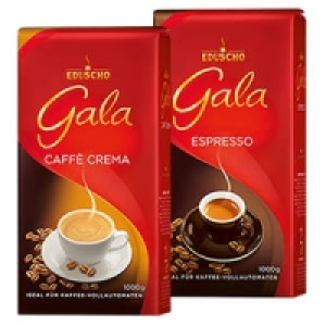 Eduscho Gala Caff&eacute; Crema oder Espresso Bohne