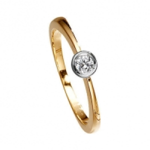 Ring, 585er Gelbgold mit Brillant 399.00 €