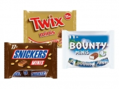 Snickers/Twix/Bounty/Mars/ Milky Way Minis 1.99&nbsp;&euro;